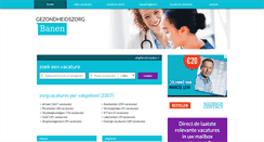 Desktop Screenshot of gezondheidszorgbanen.nl