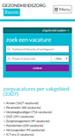 Mobile Screenshot of gezondheidszorgbanen.nl