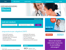 Tablet Screenshot of gezondheidszorgbanen.nl